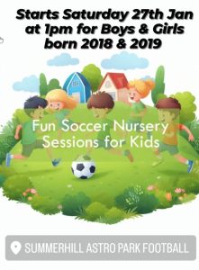 Read more about the article Parkceltic Summerhill Soccer Nursery